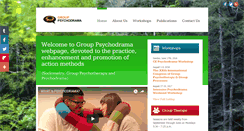 Desktop Screenshot of groupsychodrama.com