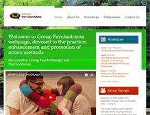 Tablet Screenshot of groupsychodrama.com